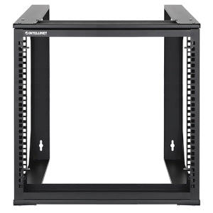 Rack 19" Abierto Mural 9u 500x450, Flatpac - Spcc, Acero Laminado en Frío (crs), Acero con Recubrimiento de Polvo - 30kg Capacidad Máxima de Peso - 30kg Capacidad de Peso Estático