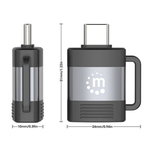 Adaptador USB-C Intellinet 356312 | V3.2 Gen1, 5Gbps 3A, Níquel Contacto