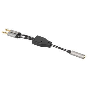 Adaptador Audio Intellinet 356121 | 3.5MM 1 H a 2 M, Oro Contacto Chapado 28 AWG