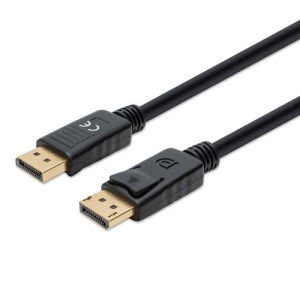 Manhattan Cable Displayport V1.4 M-m, 3.0m Negro 8k60hz - Cable For Dispositivo de Audio/vídeo - Negro