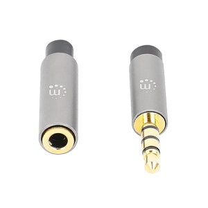 Manhattan 356022 1m Minifono Cable de Audio - Cable For Dispositivo de Audio, Estéreo de Coche, Auricular, Altavoz, Smartphone, Portátil, Tableta, Ipod, Reproductor Mp3, Amplificador, Teléfono, ... -
