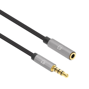 Cable de Audio Intellinet 356046 | 3m, Estéreo para Smartphone y Altavoces