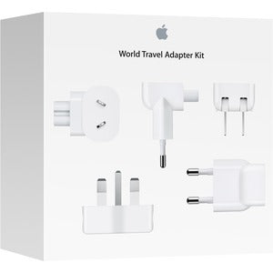 Juego de Adaptadores de Viaje Apple MD837AM/A | Compatible con Varios Países, Diseño Compacto