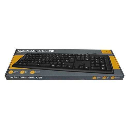 Teclado Alámbrico Resistente a Derrames Teclas de Membrana | Perfect Choice