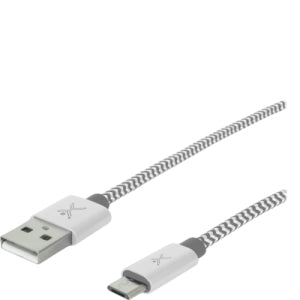 Perfect Choice 1m Micro-usb/usb Cable de Transferencia de Datos - 1 - Cable For Smartphone, Tableta - 28 Awg - Blanco