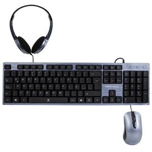 Kit de Teclado, Mouse y Diadema con Micrófono Integrado Alámbrico | Perfect Choice