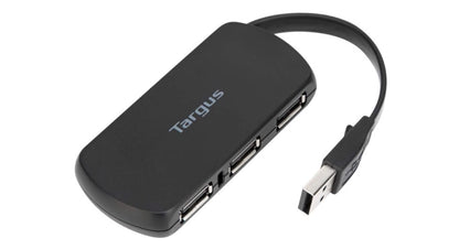 Hub USB Targus ACH114US | 4 Puertos USB 2.0, Velocidad 480 Mbps