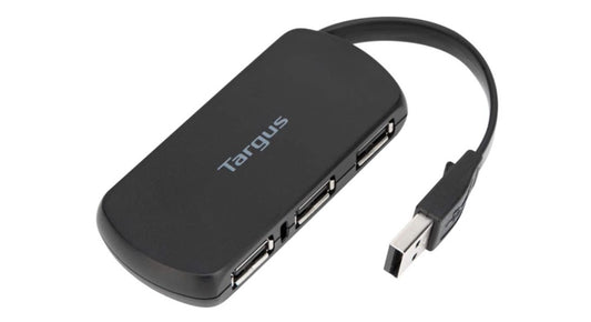 Hub USB Targus ACH114US | 4 Puertos USB 2.0, Velocidad 480 Mbps
