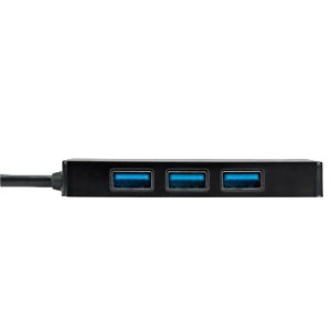 Hub Concentrador 4 Puertos USB 3.0, Incluye Cable USB 3.0 (carga & Datos) Velocidad de 5gbps, Compatible con Windows® 10, Mac® Os 10.14+, Chromeos, Compatible con USB 2.0 (480mbps)