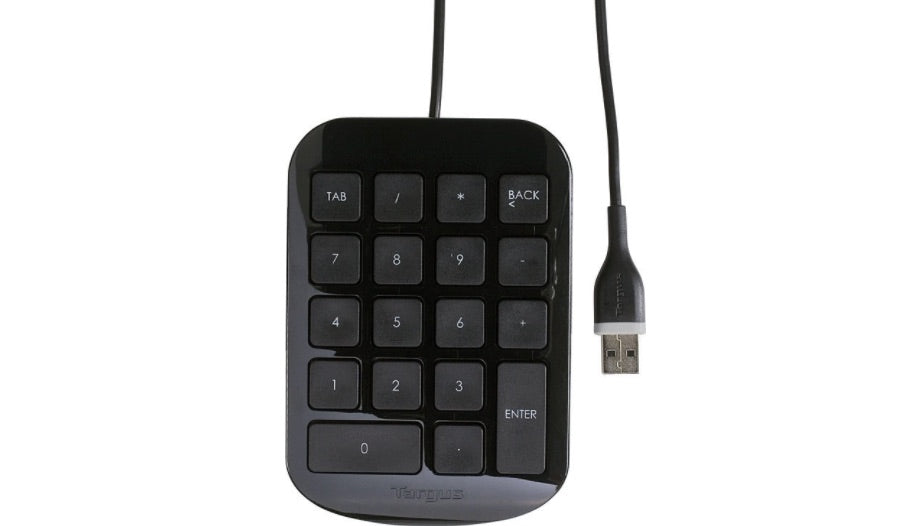 Teclado Numérico Targus AKP10US | Alámbrico USB 3ft, Compatible con Windows y Mac