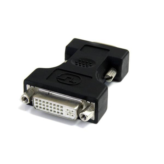 Adaptador DVI a VGA StarTech.com DVIVGAFMBK | DVI-I Hembra, HD15 Macho