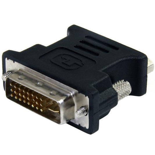 Startech.com Adaptador Convertidor DVI-I a VGA - DVI-I Macho - Hd15 Hembra - Negro - Negro