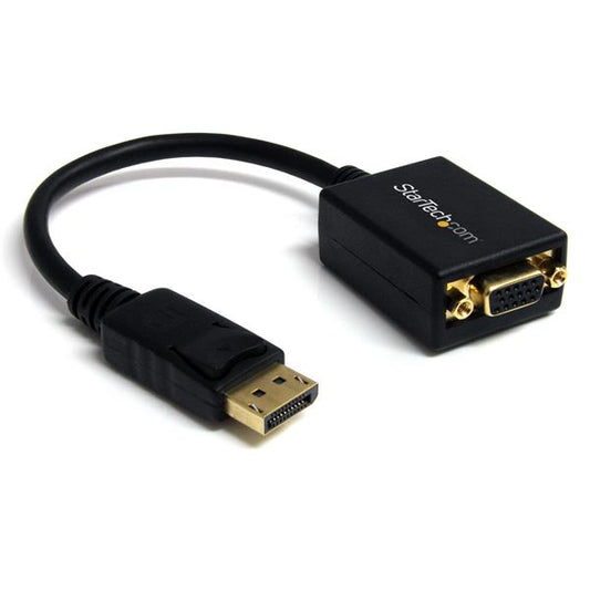 Startech.com Adaptador Convertidor Externo de Video Displayport Dp a VGA - Cable Activo - 1920x1200 - Negro
