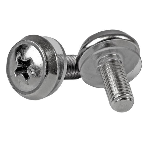 Startech.com Pack de 50 Tornillos de Montaje M5 para Rack Gabinete de Servidores - Tornillo de Bastidor - Plata - 50 / Paquete