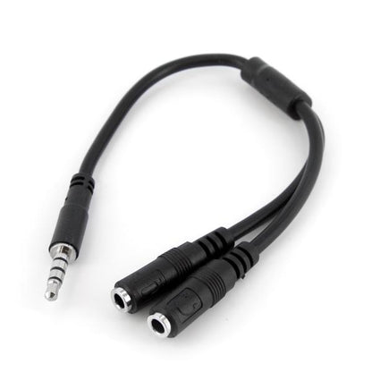 Startech.com Adaptador de Diadema MINI-JACK 3.5MM 4 Pines a Conectores Separados de Audífonos y de Micrófono - M a 2xh - Cable For Dispositivo de Audio, Portátil, Auriculares, Auricular, Altavoz,