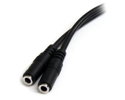 Startech.com Adaptador de Diadema MINI-JACK 3.5MM 4 Pines a Conectores Separados de Audífonos y de Micrófono - M a 2xh - Cable For Dispositivo de Audio, Portátil, Auriculares, Auricular, Altavoz,