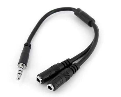 Startech.com Adaptador de Diadema MINI-JACK 3.5MM 4 Pines a Conectores Separados de Audífonos y de Micrófono - M a 2xh - Cable For Dispositivo de Audio, Portátil, Auriculares, Auricular, Altavoz,