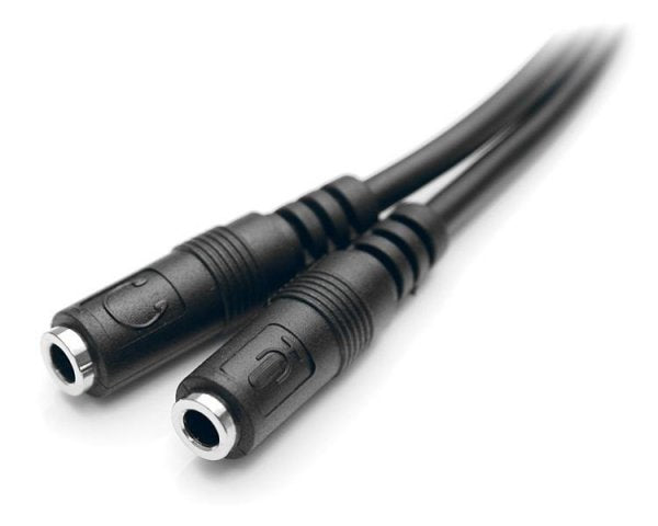Startech.com Adaptador de Diadema MINI-JACK 3.5MM 4 Pines a Conectores Separados de Audífonos y de Micrófono - M a 2xh - Cable For Dispositivo de Audio, Portátil, Auriculares, Auricular, Altavoz,