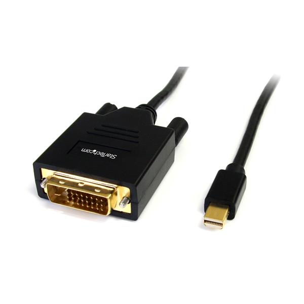 Cable Adaptador StarTech.com MDP2DVIMM6 | Mini DisplayPort a DVI, 1080p, 1.8m