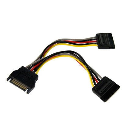 Adaptador Splitter StarTech.com PYO2SATA | 2x Hembra, 0.15m para Unidad de Disco SATA