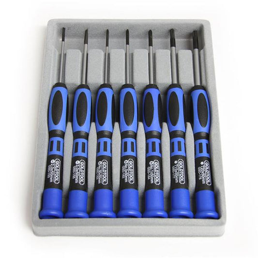 Juego de Destornilladores StarTech.com CTK100P | 7 Piezas, Torx y Phillips, Azul-Gris