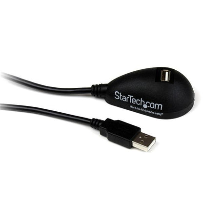 Cable de Extensión USB 2.0 StarTech.com USBEXTAA5DSK | 1.5m, Macho a Hembra, Negro