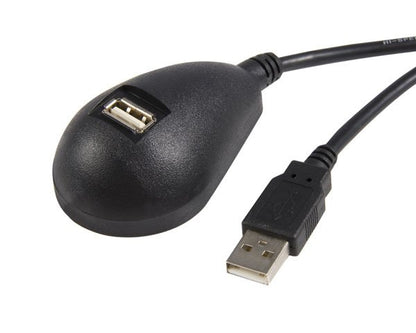 Cable de Extensión USB 2.0 StarTech.com USBEXTAA5DSK | 1.5m, Macho a Hembra, Negro