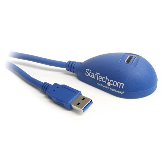 Startech.com Cable de 1.5m Extensión Alargador USB 3.0 (5gbps) Superspeed Dock de Escritorio - Macho a Hembra USB a - Cable For Cámara, Teléfono Móvil, Pda, Dispositivo de Almacenamiento, Pc, Hub -