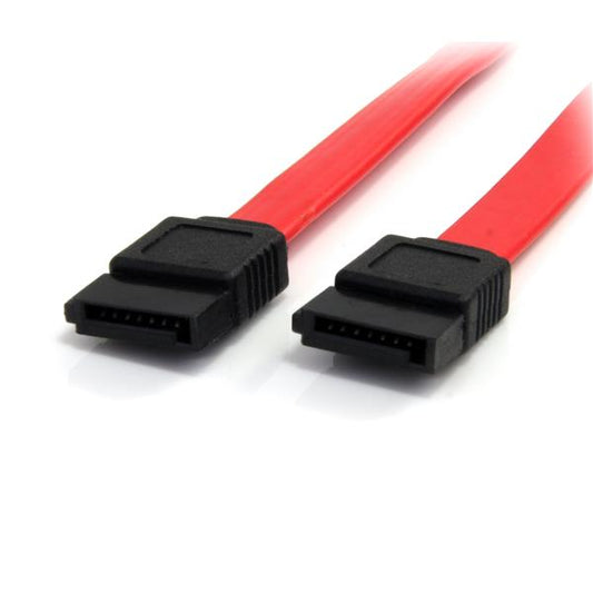 Startech.com Cable SATA 0.45m - Rojo - 18in Pulgadas Cable Serial Ata - Cable For Disco Duro, Carcasa para Computdora, Servidor, Workstation - 6gbit/s - Rojo