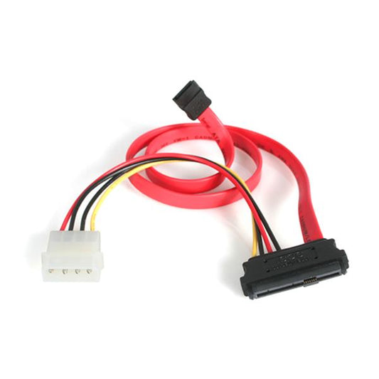 Adaptador StarTech.com SAS729PW18 | Divisor SAS 29 Pines a Molex LP4, SATA