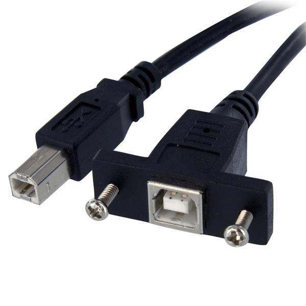 Cable USB StarTech.com USBPNLBFBM1 | Hembra a Macho, Apantallado, 30CM