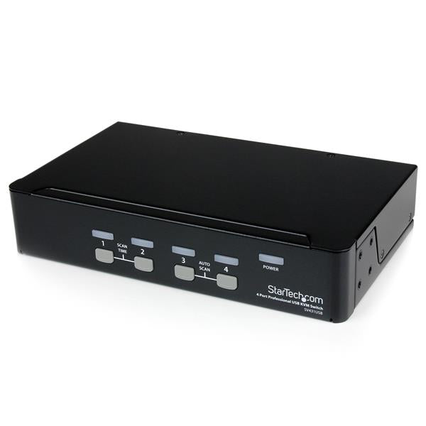 Switch KVM StarTech.com SV431USB | 4 Puertos, Resolución 1920x1440