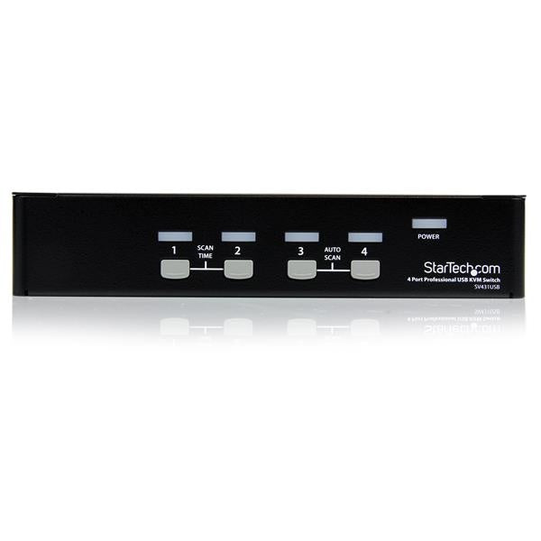 Switch KVM StarTech.com SV431USB | 4 Puertos, Resolución 1920x1440
