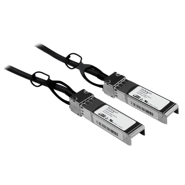 Startech.com Cable 1m Twinax Direct Attach Sfp+ a Sfp+ - Compatible Cisco Sfp-h10gb-cu1m - Dac Cobre Pasivo 10GB Firepower Asr920 Asr9000 - Cable For Dispositivo de Red, Conmutador, Router, Servidor,