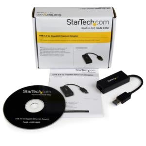Adaptador de Red StarTech.com USB31000S | USB 3.0, 1 Puerto Gigabit Ethernet RJ45