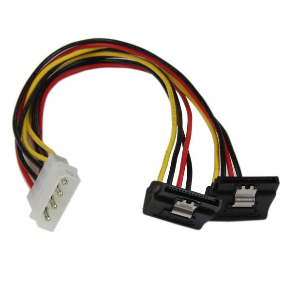 Adaptador StarTech.com PYO2LP4LSATR | Molex 4 Pines a Doble SATA, 30CM