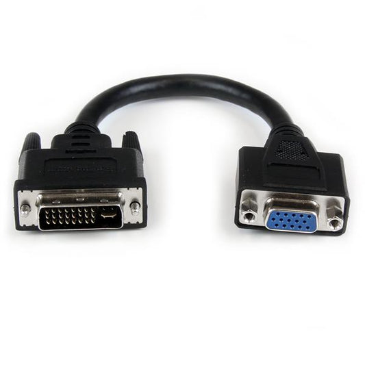 Adaptador DVI-I a VGA StarTech.com DVIVGAMF8IN | 20CM, Apantallado Níquel