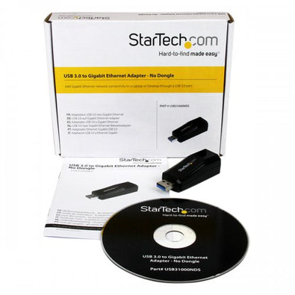 Adaptador de Red StarTech.com USB31000NDS | USB 3.0, 1 Puerto Gigabit Ethernet 1Gbps