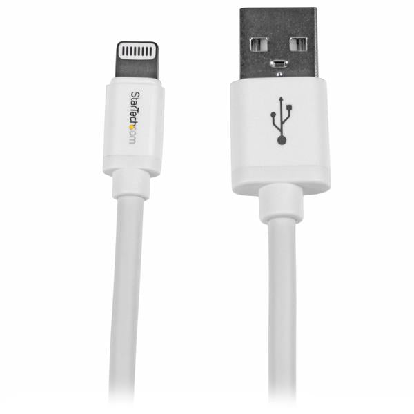 Cable Lightning a USB StarTech.com USBLT2MW | 2m, Carga Rápida 480Mbit/s