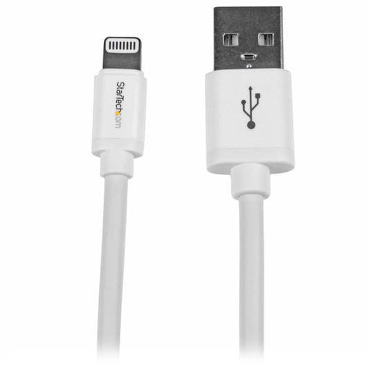 Cable Lightning a USB StarTech.com USBLT2MW | 2m, Carga Rápida 480Mbit/s