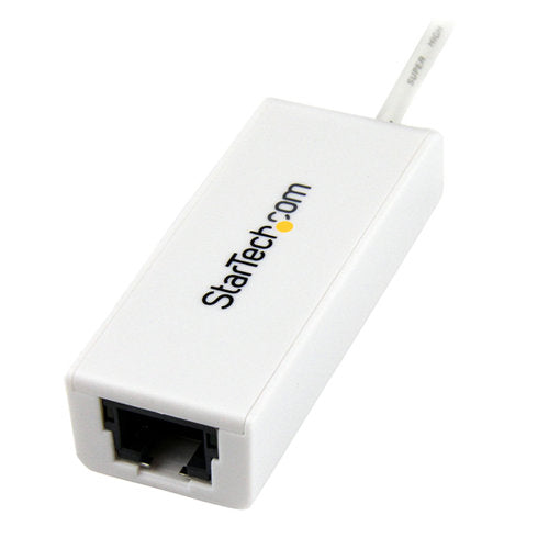 Startech.com Adaptador Tarjeta de Red Externa Nic USB 3.0 a Ethernet Gigabit de 1 Puerto - Rj45 - 1x Usba - 10/100/1000 - LAN - Blanco - USB 3.0 Typo a - 1 Puerto(s) - 1 - Par Trenzado