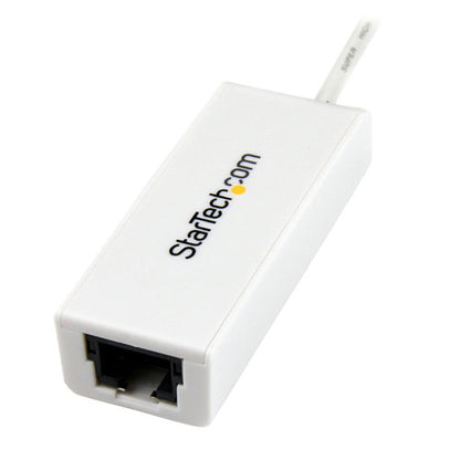 Startech.com Adaptador Tarjeta de Red Externa Nic USB 3.0 a Ethernet Gigabit de 1 Puerto - Rj45 - 1x Usba - 10/100/1000 - LAN - Blanco - USB 3.0 Typo a - 1 Puerto(s) - 1 - Par Trenzado