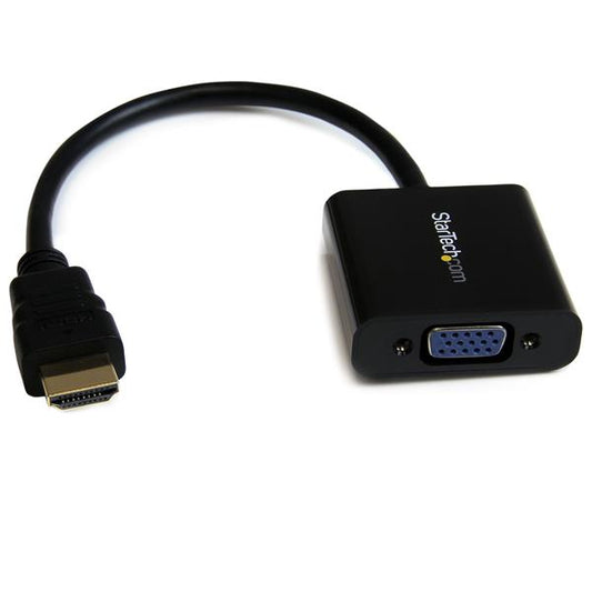 Startech.com Cable Adaptador Convertidor de Video Hdmi® a VGA Hd15 - 1920x1200 - 1080p - Negro