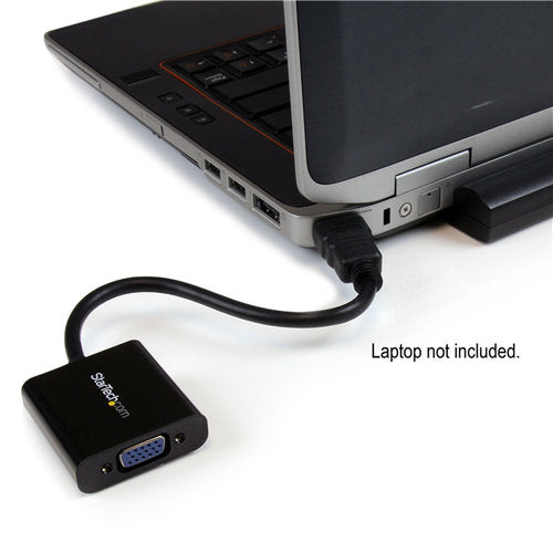 Startech.com Cable Adaptador Convertidor de Video Hdmi® a VGA Hd15 - 1920x1200 - 1080p - Negro