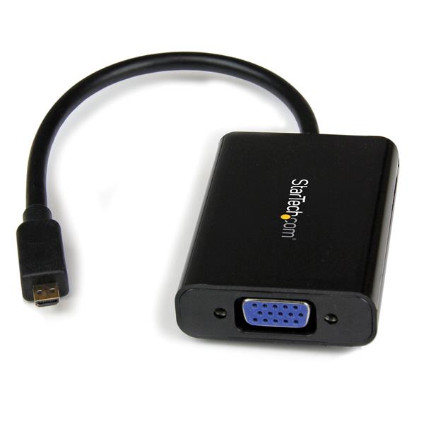 Adaptador de Video StarTech.com MCHD2VGAA2 | Micro HDMI a VGA, Resolución 1920x1200