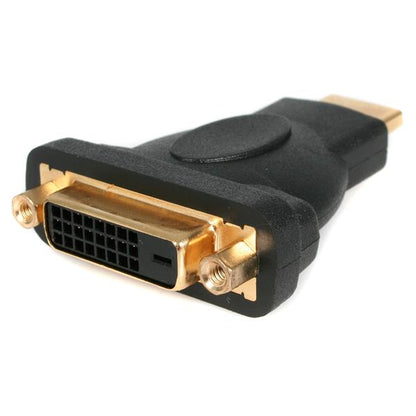 Startech.com Adaptador Convertidor de Video Hdmi® a Dvi - DVI-D Hembra - HDMI Macho - Negro - Oro Conector - Negro