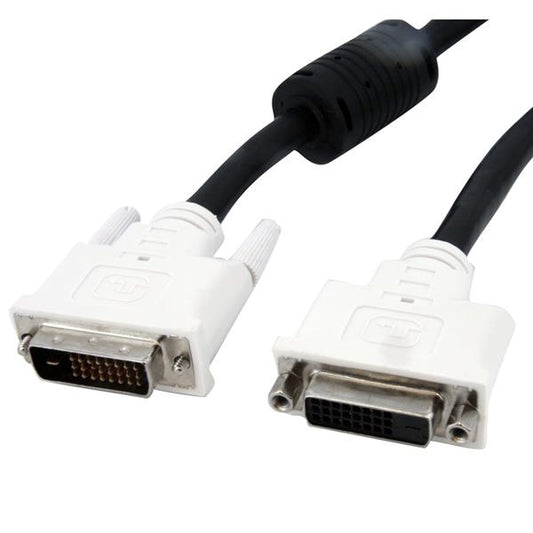 Cable de Extensión DVI-D StarTech.com DVIDDMF10 | 3m, Macho a Hembra, Doble Enlace