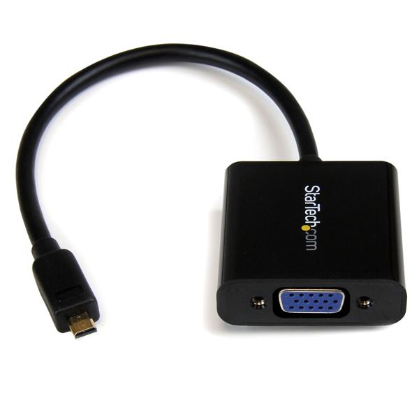 Adaptador Video StarTech.com MCHD2VGAE2 | Micro HDMI a VGA 1080p, Activo