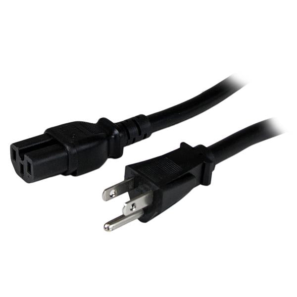 Cable de Alimentación StarTech.com PXT515C158 | 2.4m, Nema 5-15P a C15, 15A 125V