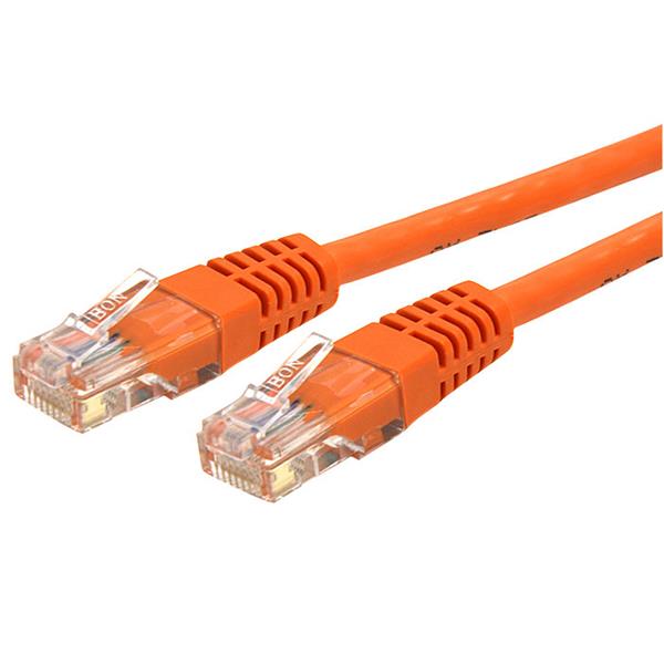 Cable de Red StarTech.com C6PATCH6OR | 1.8m, Cat6 UTP RJ45 Gigabit Ethernet